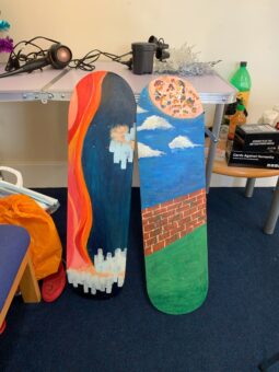 custom skateboard project