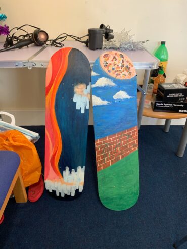 custom skateboard project