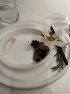 Michelin star dinner 